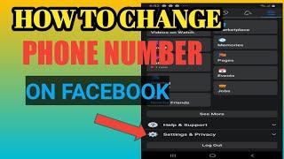 Paano mag palit ng phone number sa facebook account 2021