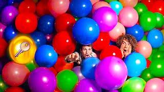 Trapped in 2000 Balloons.. Only 1 Will Let You ESCAPE!