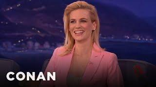 January Jones: New Kids On The Block Superfan | CONAN on TBS