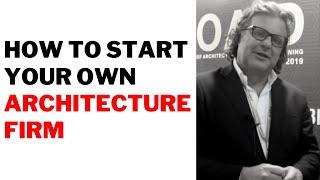 How to start an architecture firm from scratch | Architect Ricardo Bofill Jr