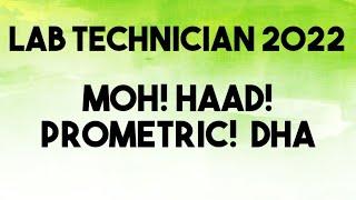 MCQ questions and answerz lab technician Prometric DHA HAAD MOH