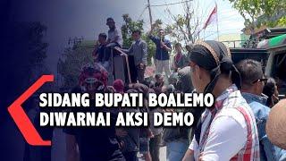 Sidang Bupati Boalemo Atas Kasus Penganiayaan Diwarnai Aksi Demo