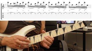 How to play ‘One’ by Metallica Guitar Solo Lesson w/tabs pt3