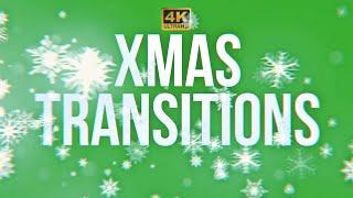 Christmas Green Screen Transitions 4K