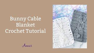 Bunny Cable Blanket | an Annie's Crochet Tutorial