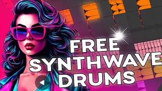Free Synthwave Drums Sample Pack (Kick, Snare, Tom, Clap) Download