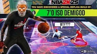 *NEW 7'0 FOOT ISO DEMI GOD BUILD IS MAKING PEOPLE RAGE!! on NBA2K25 THIS IS THE NEW META!!!