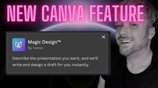 PRESENTATIONS IN SECONDS! NEW Canva MAGIC DESIGN AI FEATURE