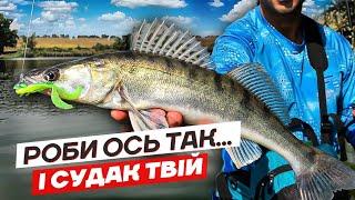 Бомби судака з берега! Хитрості та Секрети ловлі судака на спінінг! Риболовля в Україні 2022