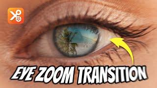 How to Make Eye Zoom Transition in YouCut?️ | Video Editing Tutorial |