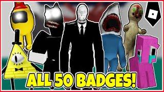 How to get ALL 50 BADGES + MORPHS/SKINS in TREVOR CREATURES KILLER 2! - ROBLOX