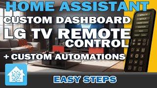 Custom LG TV Remote in Home Assistant | Add Extra Features and Automations