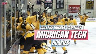 Michigan Tech University College Hockey Gameday