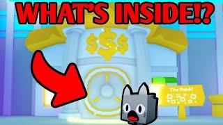 WHAT'S INSIDE the BANK? in Pet Simulator X...