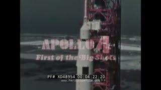 “ APOLLO 4 – FIRST OF THE BIG SHOTS ” 1967 NASA APOLLO PROGRAM   SATURN V TEST LAUNCH  XD48954