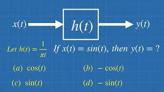 Signals and System || Hilbert Transform Solved Problem