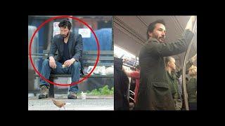 Der Schauspieler fährt U-Bahn und isst mit Obdachlosen. Er verschenkt sein Geld an die Bedürftigen!