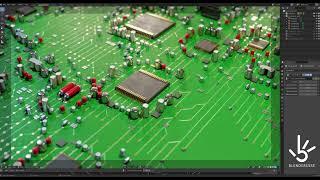 Circuit Board Generator For Blender free download