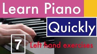 Easy Keyboard lessons in Tamil |Part 7 | C Major Scale exercises with left hand