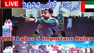 UAE labour 5 important rules 2023 remind,Uae labour law 2023