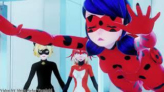 【MMD Miraculous】Jump Fail【Ladybug, Rena Rouge, Queen Bee, Chat Noir】【60fps】