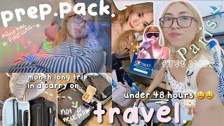 PACK & TRAVEL WITH ME TO PARIS️