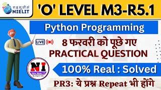 8 Feb 2024 Python PRACTICAL PAPER SOLUTION | today paper python paper solution |m3r5 paper solution