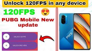 How to unlock 120fps in any phone pubg mobile  | unlock 120fps pubg new update | 120fps unlock