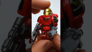 Building Red Space Marine Fake Lego Warhammer 40k minifigure #fakelego