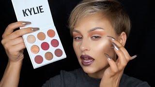 Kylie Cosmetics Burgundy Palette Tutorial & Review