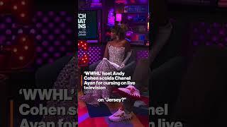 'WWHL' Host Andy Cohen Scolds Chanel Ayan For Cursing On Live Television #shorts