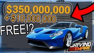 Driving Empire ADMIN MONEY Codes Gives FREE CAR? (FORD) Driving Empire Codes 2025