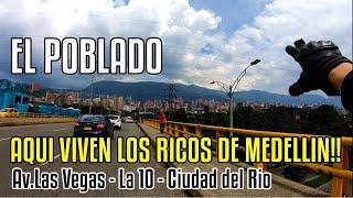 El barrio de los RICOS en Medellín!! El Poblado (Comuna 14)