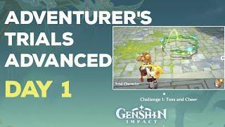 Adventurer's Trials Advanced || Sequential Trial 1 || Genshin Impact 3.8