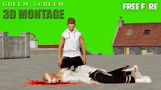 Free Fire Green Screen 3D Montage Animation Video | Sad Love Story