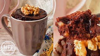 MUG CAKE DE CHOCOLATE Y NUECES | Receta fácil | Mi tarta preferida