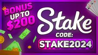 Stake Promo Code: STAKE2024 - up to $200 deposit bonus + VIP