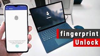 How to Unlock Windows 10 With Your Android Fingerprint Sensor?