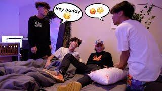 ACTING SUS AT A SLEEPOVER PRANK ft. Bomiiao