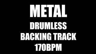 Metal Drumless Backing Track 170BPM No Drums