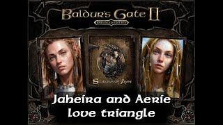 Jaheira and Aerie love triangle (Baldur's Gate II dialog) - Fully voiced