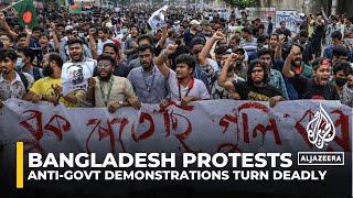 Bangladesh protests intensify as demonstrators demand PM Hasina's resignation