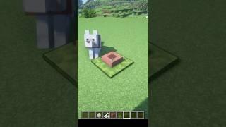 Minibuild 58 | Dog bowl #minecraft #minecraftminibuild