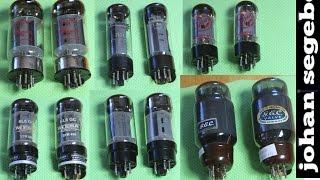 6 Guitar Power Tubes Comparison