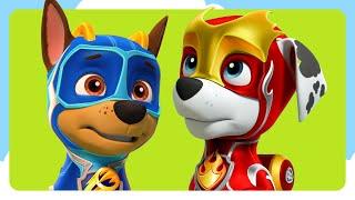 Chase and Marshall Mighty Pups Rescues | PAW Patrol | Cartoons for Kids