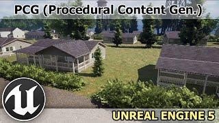 UE5.2 | PCG | Unreal Procedural Content Generation | Suburban City
