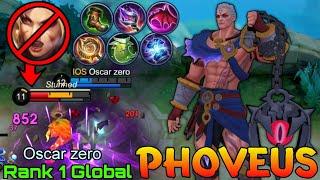Offlane Phoveus MVP Gameplay - Top 1 Global Phoveus by Oscar zero - Mobile Legends