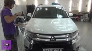 Антигравийная защита Mitsubishi Outlander