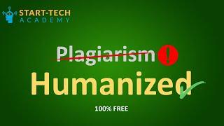 Create unique content | Bypass AI text detection | Humanize AI text free | #chatgpt #contentcreator