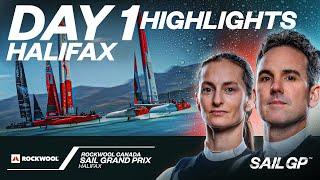 Day 1 Highlights // ROCKWOOL Canada Sail Grand Prix | SailGP